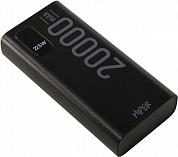 Внешний аккумулятор HIPER Power Bank <EP20000 Black> (2xUSB, USB-C, 20000mAh, LiI-Pol)