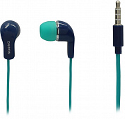 Наушники с микрофоном CANYON <CNS-CEPM02GBL> Green-Blue (шнур 1.2м)