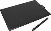 One by Wacom Medium <CTL-672-N> Black&Red (8.5"x5.3", 2540 lpi, 2048 уровней, USB)