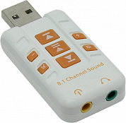 Orient <AU-01PLW> USB адаптер для микрофона и наушников