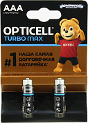 OPTICELL TURBO MAX <250449> (LR03) Size AAA, 1.5V, щелочной (alkaline) <уп. 2 шт>