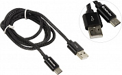 Defender <87814> Кабель USB2.0 AM-->USB-C M 1м, Black