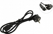 5bites <PC205-10A> Кабель компьютер - розетка 220V 1м Европейский стандарт, Г-образный