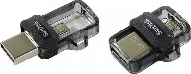 SanDisk Ultra Dual Drive m3.0 <SDDD3-064G-G46> USB3.0/USB micro-B OTG Flash Drive 64Gb (RTL)