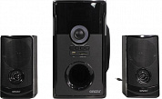 Колонки Ginzzu GM-426  (2х15W +Subwoofer 30W, дерево, Bluetooth, USB, SD, FM, ПДУ)