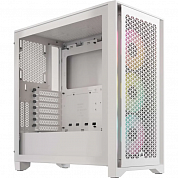 Корпус без блока питания Corsair CC-9011241-WW 4000D RGB Airflow, Midi-Tower, TG, 3x120mm RGB, 1xUSB-A 3.2