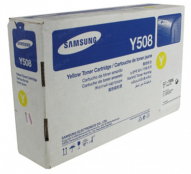 Тонер-картридж Samsung CLT-Y508L Yellow для Samsung CLP-620ND/670N/670ND, CLX-6220FX/6250FX (повышенной ёмкости)