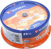 DVD-R Disc Verbatim   4.7Gb  16x  <уп. 25 шт> на шпинделе <43522>