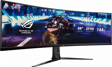49"    ЖК-монитор ASUS ROG Strix XG49VQ GAMING BK (Curved LCD, 3840x1080, HDMI, DP, USB3.2 Hub)