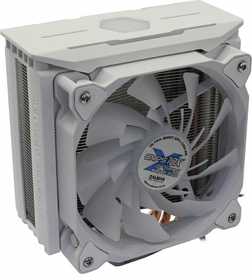 ZALMAN <CNPS10X Optima II WHITE RGB> (4пин,1155/1366/2011/2066/AM4-FM2,27дБ,800-1500 об/мин,Al+теп.трубки)