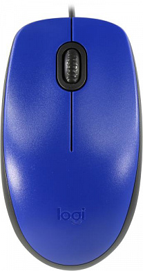 Logitech M110 SILENT Blue <910-005500> (RTL) USB 3btn+Roll
