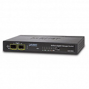 PLANET GSD-1002M IPv4/IPv6 Managed 8-Port 10/100/1000Mbps + 2-Port 100/1000X SFP Gigabit Desktop Ethernet Switch