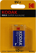 Kodak MAX <CAT30952850> (6LR6, 9V, alkaline) типа "Крона"