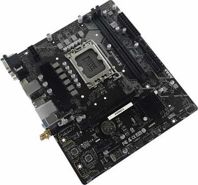 Материнская плата Biostar B760MX2-E Soc-1700 Intel B760 2xDDR5 mATX AC`97 8ch(7.1) 2.5Gg RAID+VGA+DVI+HDMI