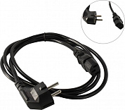 Telecom <TY021-CU0.75-1.8м> Кабель компьютер - розетка 220V 1.8м Европейский стандарт, Г-образный