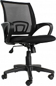 <7000799> Офисное кресло Chairman 696 TW-01 чёрный (спинка чёрная сетка, сиденье чёрная ткань)