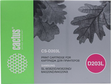 Картридж Cactus CS-D203L для SL-M3820D/M3820ND/M4020ND/M4020NX