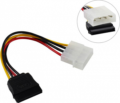 Cablexpert <CC-SATA-PS> Переходник питания SATA-устройств (1big ->1SATA)