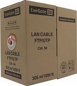 Кабель UTP 4 пары кат.5e, LSZH <бухта 305м> Exegate <EX256747RUS>