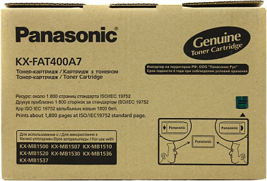 Тонер-картридж Panasonic KX-FAT400A(7) для KX-MB1520/1507/1500