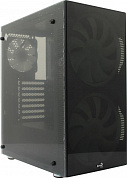 Miditower Aerocool <Python-G-BK-v1> ATX без БП, с окном