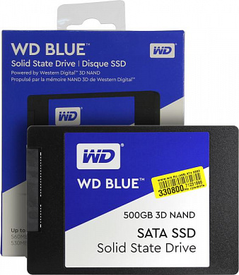 SSD 500 Gb SATA 6Gb/s WD Blue <WDS500G2B0A> 2.5" 3D TLC