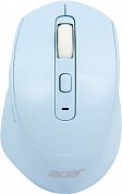 Acer Wireless Optical Mouse OMR504 Light-blue <ZL.MCE11.01E> (RTL) USB/Bluetooth 6btn+Roll