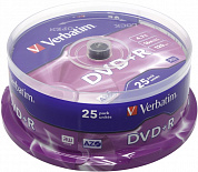 DVD+R Disc Verbatim   4.7Gb  16x  <уп. 25 шт> на шпинделе <43500>