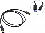 Кабель USB 3.0 AM-->USB-C M 1м