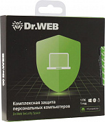 Антивирус Dr.WEB Security Space на 1 ПК <BHW-B-12M-1-A3> (BOX, без DVD) на 1 год