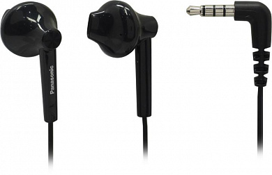 Наушники с микрофоном Panasonic RP-TCM55GC-K <Black> (шнур 1.2м)