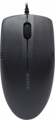 A4Tech Optical Wheel Mouse <OP-530NU-Black> (RTL) USB  3but+Roll