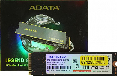 SSD 1 Tb M.2 2280 M ADATA LEGEND 850 <ALEG-850-1TCS>