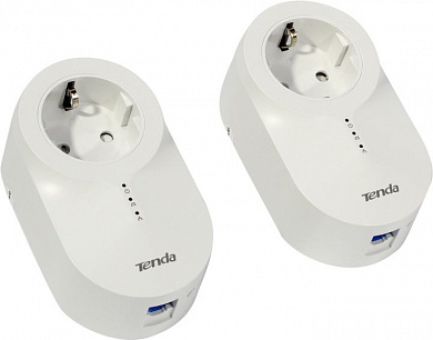 TENDA <PH6> AV1000 Gigabit Passthrough Powerline Adapter Kit