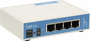 MikroTik <RB941-2nD> RouterBOARD hAP Lite (3UTP 100Mbps, 1WAN, 802.11b/g/n, 1.5dBi)
