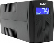 UPS 650VA SVEN <Pro 650 Black> LCD, USB, защита RJ45