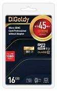 DIGOLDY 16GB microSDHC Class10 без адаптера SD