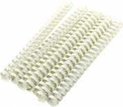 Lamirel <CRC78772> Пластмассовые гребёнки для переплёта (White, A4, d=25мм, уп. 25 шт)