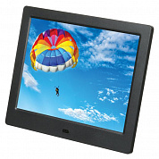 Digital Photo Frame Digma <PF-843 Black> цифр. фоторамка (MP3/WMA/MPEG4/JPEG, 8"LCD,1024x768, SD/MMC, USB2.0, ПДУ)