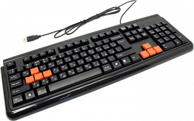 Клавиатура A4Tech X7-G300 <USB> 104КЛ влагозащита