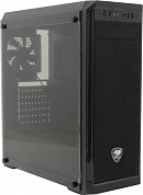 Miditower Cougar <MX330-G>  Black ATX, с окном