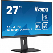 XUB2793HSU-B7 Монитор Iiyama 27" ProLite  черный IPS LED 1ms 16:9 HDMI M/M матовая HAS Piv 1300:1 300cd 178гр/178гр 192