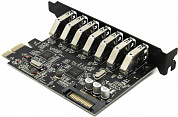 Orico <PVU3-7U> (RTL) PCI-Ex1, USB3.0, 7 port-ext