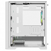 Powercase Alisio Micro X4W V2, Tempered Glass, 4х 120mm ARGB fans, ARGB HUB, белый, mATX  (CAMCXW-A4)
