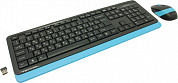 Клавиатура A4Tech Fstyler FG1010 Blue (Кл-ра, USB, FM+Мышь,4кн, Roll, USB, FM)