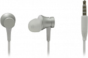 Наушники с микрофоном Xiaomi <ZBW4355TY> Mi In-Ear Headphones Basic Matte Silver (шнур 1.25м)