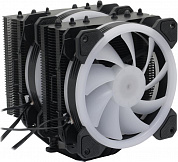 GELID <CC-Glacier-02-A> Glacier Black (4пин,775/115x/1200/1366/AM4-FM1 35дБ,500-1600об/мин,Al+тепл.тр.)