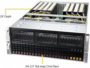 SuperMicro 4U 4124GS-TNR (SP3, 10xPCI-E, SVGA, SATA RAID,24xHS SAS/SATA, 2xGbLAN, 32DDR4 2000W HS)