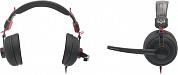 Наушники с микрофоном SVEN AP-G777MV <Black-Red> (с регулятором громкости, шнур 1.2м+1м)