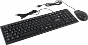 CBR KB SET 711 Carbon (Кл-ра, USB+Мышь, 3кн, Roll, USB)